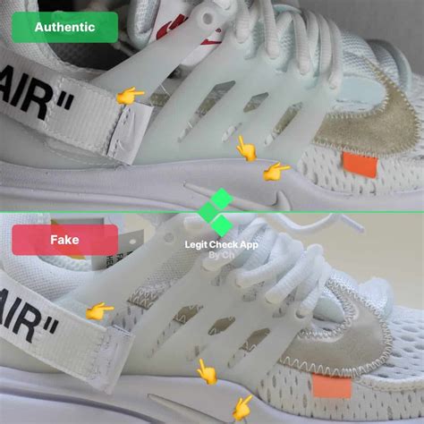 nike off white air presto fake vs real|nike presto off white black.